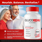 Gluco Renu Glyco Support Capsules - Suplemento de Salud y Bienestar, Fórmula Natural Avanzada (3 Paquetes)