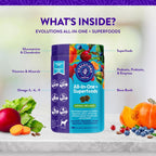 NaturVet Evolutions Todo-en-Uno + Superalimentos 180 comprimidos masticables para perros