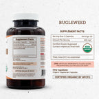 Secrets of the Tribe Bugleweed Ecológico USDA 120 Cápsulas - Lycopus Virginicus