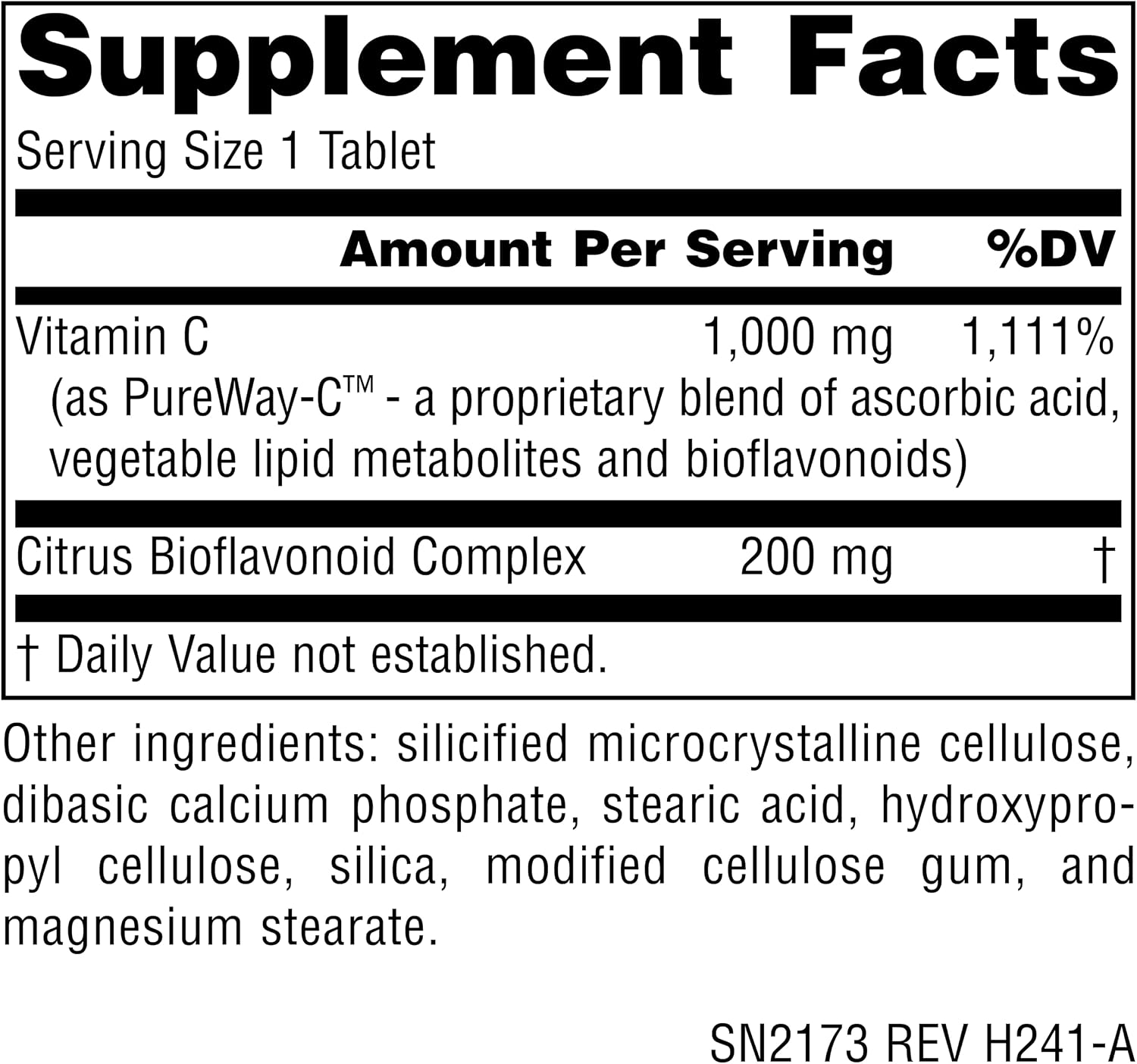 Source Naturals Metabolic C, Vitamina C Optimizada 1000 mg, 100 Comprimidos