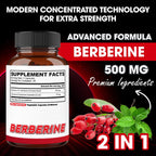 Agobi Berberina 500mg con Gymnema Sylvestre - Fórmula Super Concentrada - 90 Cápsulas