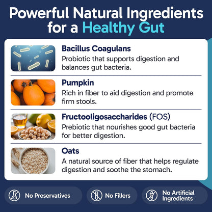 Pup Labs Tummy Essentials Probiotic Chews – Calmar molestias ocasionales: Pueden ayudar a reducir gases, hinchazón – Image 3