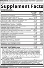 Garden of Life Vitamin Code Raw Multivitamínico Prenatal con Hierro, Ácido Fólico y Probióticos - 90 Cápsulas (30 Días)