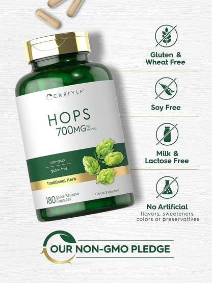 Carlyle Suplemento de Lúpulo 700mg | 180 – Fabricado en instalaciones que cumplen con las Buenas Prácticas de – Image 4