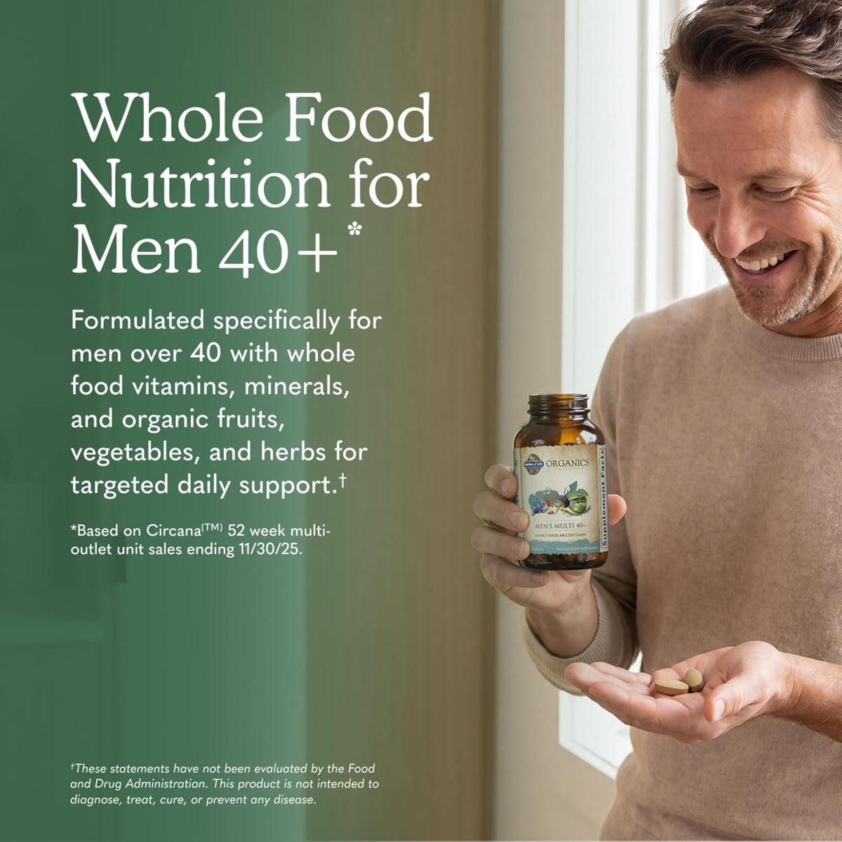 Garden of Life Organics Men's 40+ – Salud de la próstata: El zinc y el selenio son minerales clave que contribuyen – Image 2