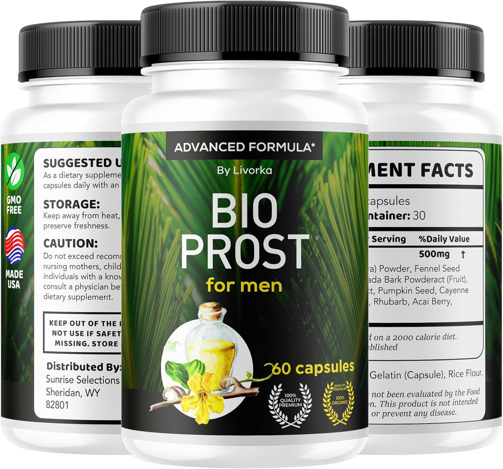 BioProst Para Hombres – Pack de 2 (240 Cápsulas) – Suplemento en Cápsulas
