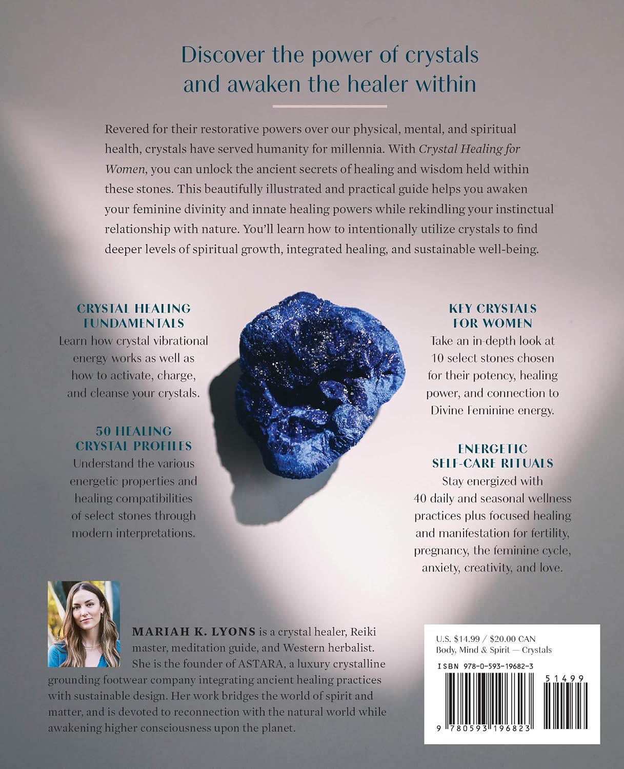 Crystal Healing for Women: Una guía moderna del poder de los cristales para renovar energía, fuerza y bienestar