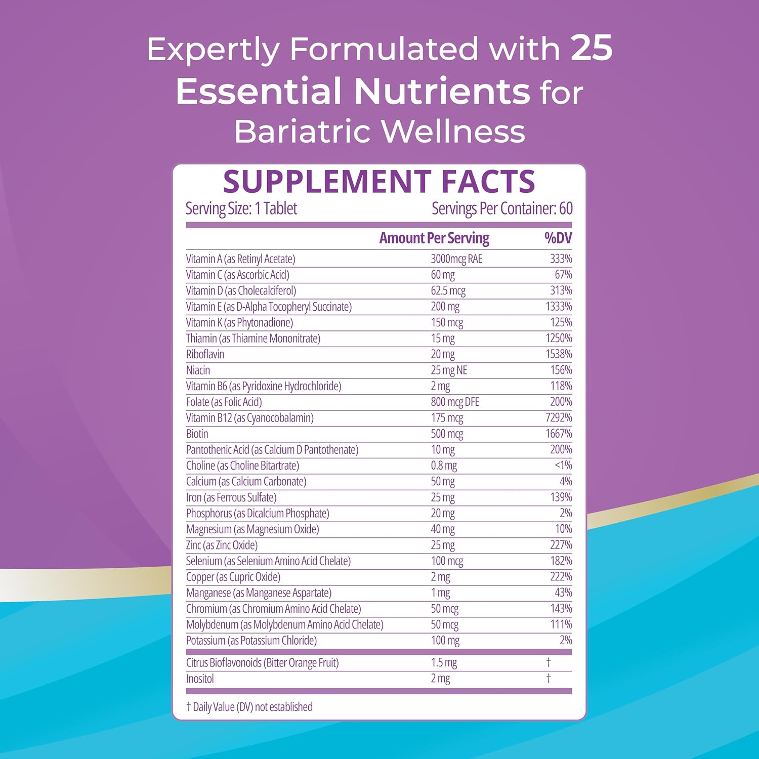 High ADEK Multivitamínico Bariátrico para DS/SADI - 60 Comprimidos