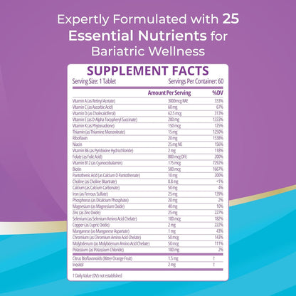 High ADEK Multivitamínico Bariátrico para DS/SADI - 60 Comprimidos – Image 4