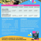 Happy Go Healthy Suplemento para Piel y Pelaje para Perros | Con Omega-3 y Probióticos | 21 porciones