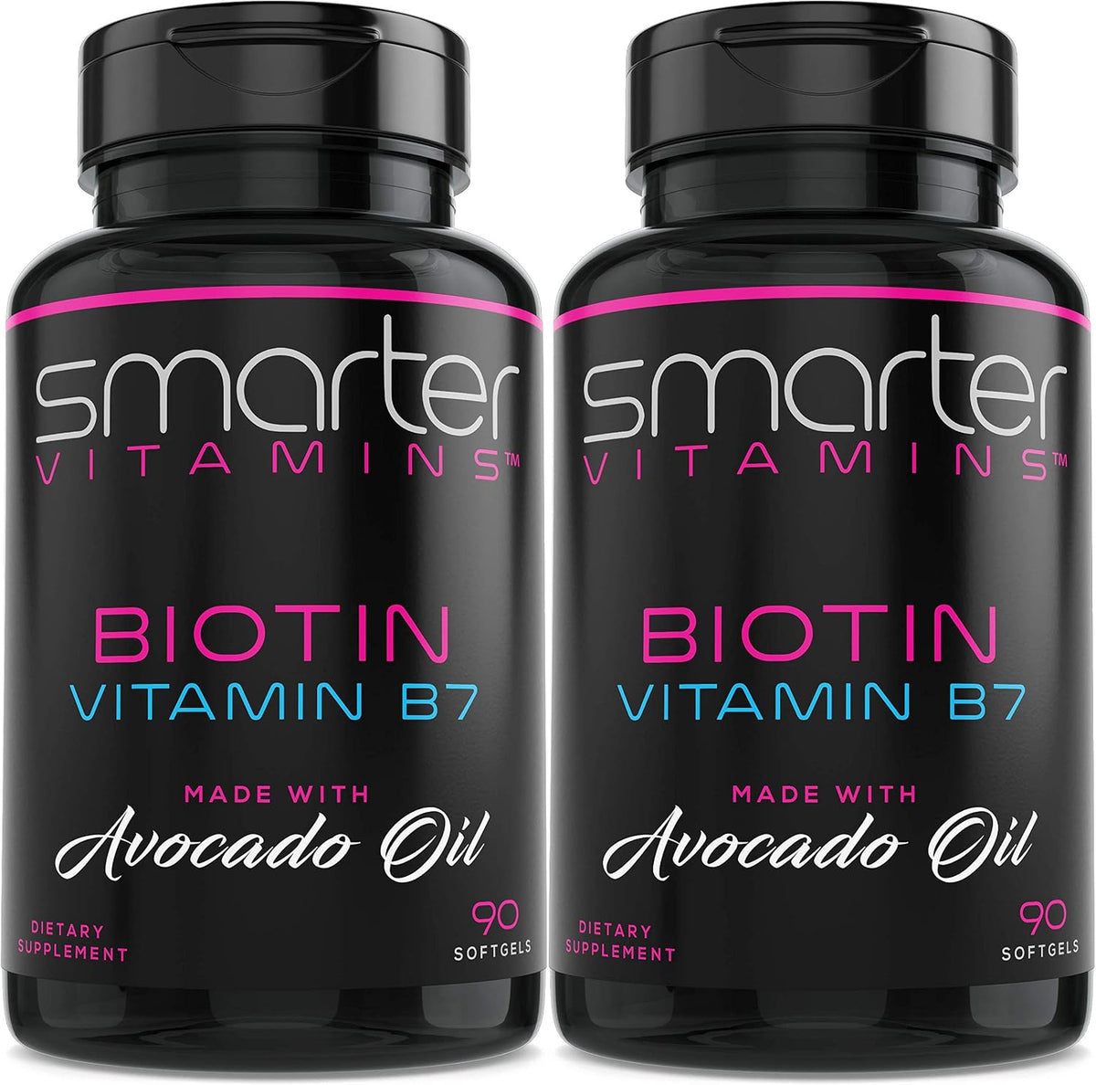 SmarterVitamins Biotina 5000mcg con Aceite – Contribuye al metabolismo energético normal. – Image 1