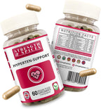 Strength & Spices Hypertensupport – 15 Ingredientes Naturales con Espino Blanco, Semillas de Uva y Bayas – 60 Cápsulas Veganas 1000mg