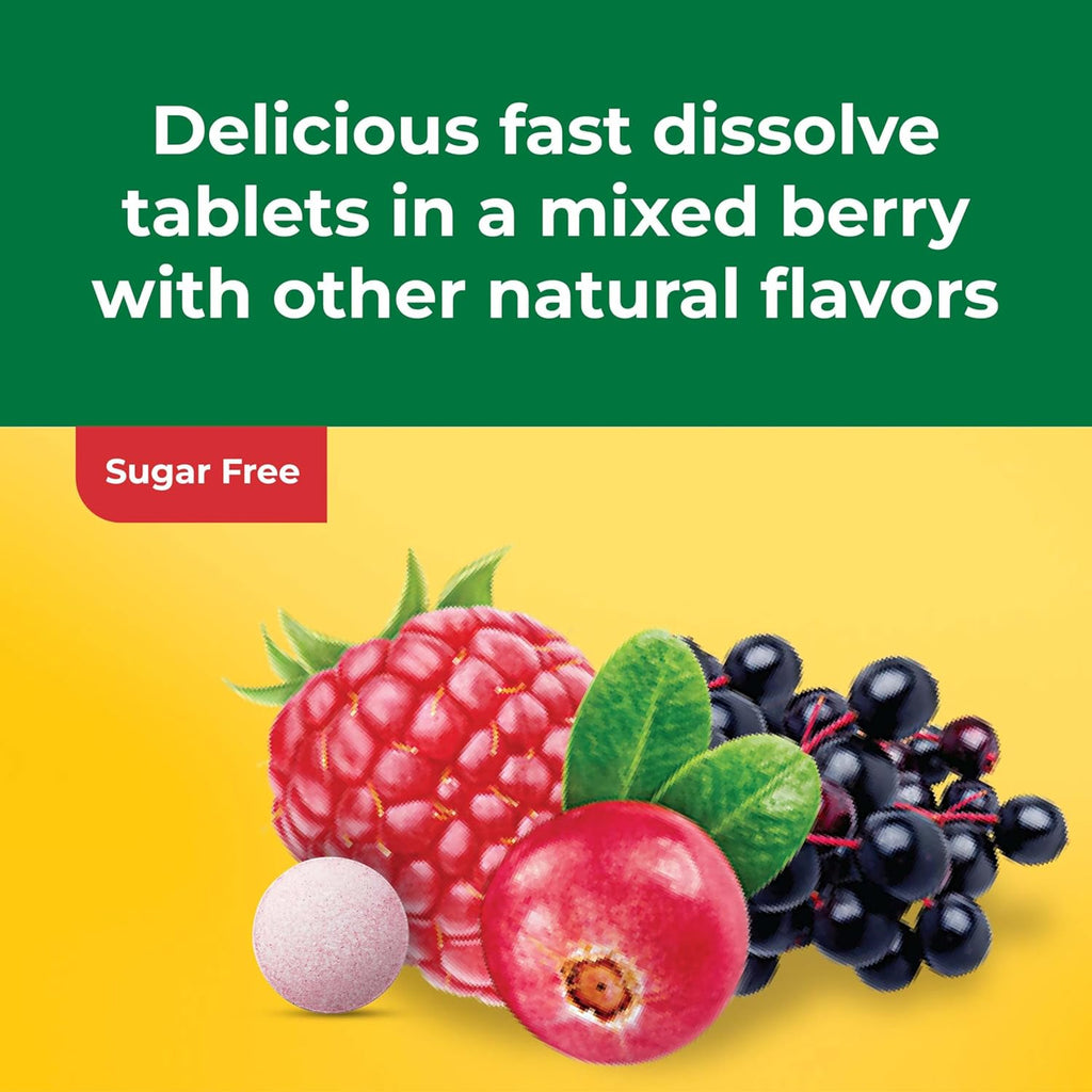 Nature Made Vitamina D3 5000 IU (125 mcg) Extra Strength, Comprimidos Bucodispersables Sin Azúcar, 70 Unidades