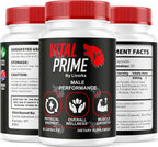 Vital Prime para Hombres, Fórmula Avanzada, Complemento Alimenticio en Cápsulas, Pack de 5 (5 Meses de Suministro)