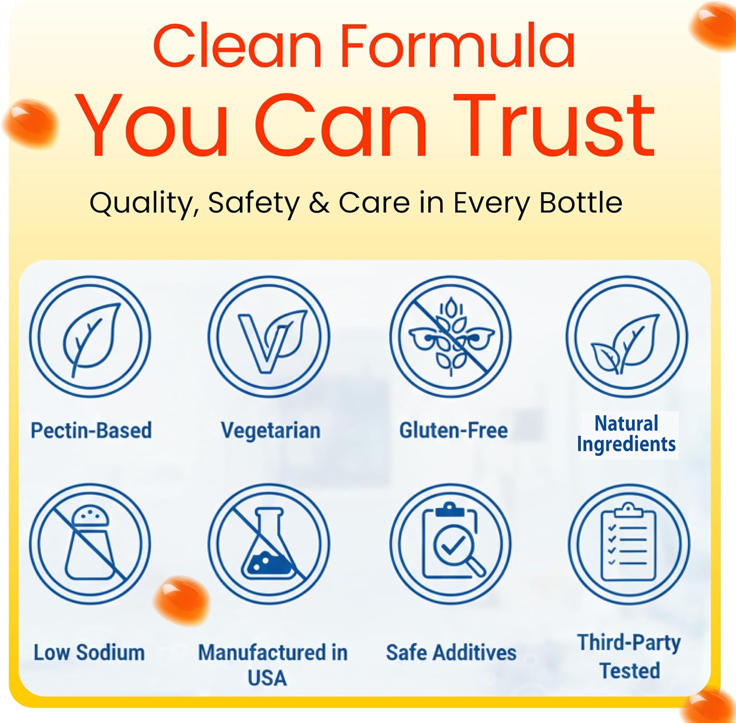 Real Focus Omega 3 for Kids - Gominolas de DHA con sabor a naranja - 60 unidades