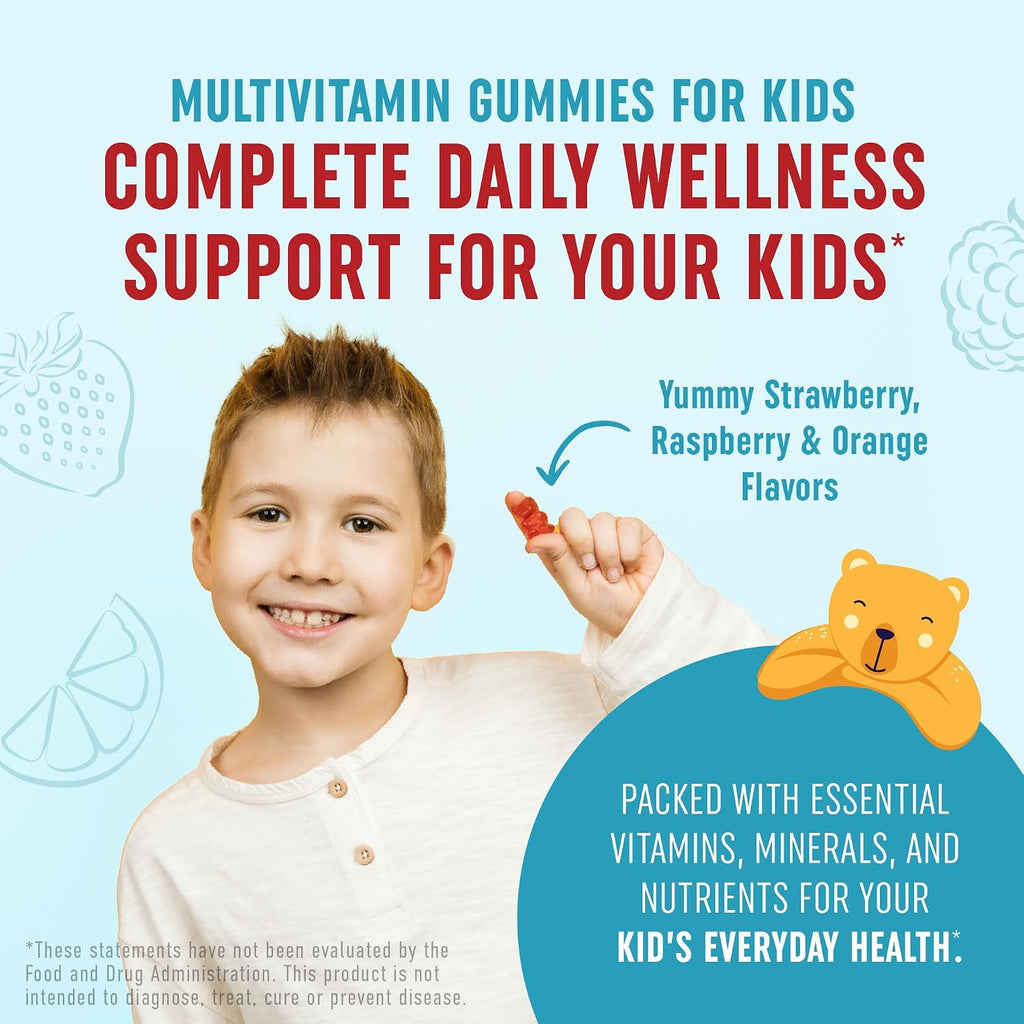 Multivitamínico Infantil Gominolas | Vitaminas A, B, C, D y Zinc | 60 Gominolas
