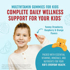 Multivitamínico Infantil Gominolas | Vitaminas A, B, C, D y Zinc | 60 Gominolas