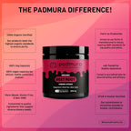 PADMURA Cápsulas de Remolacha Ecológica 1800mg - 120 Cápsulas Veganas