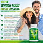 VEGEPOWER Multivitamínico Vegano con Hierro, Metilado, Complejo B, Frutas y Verduras, Enzimas, Omega, Hongos, 90 Comprimidos