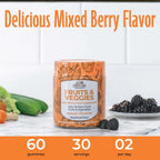 COUNTRY FARMS Fruits and Veggies Gummies – Gominolas de Frutas y Verduras con más de 40 Superalimentos