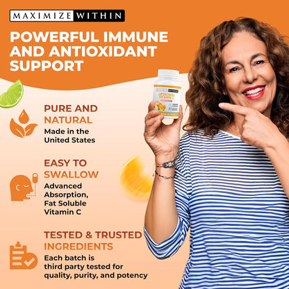 Maximize Within Vitamina C Liposomal - Absorción Mejorada, 60 Cápsulas