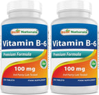 Best Naturals Vitamina B6 100 mg, 250 comprimidos