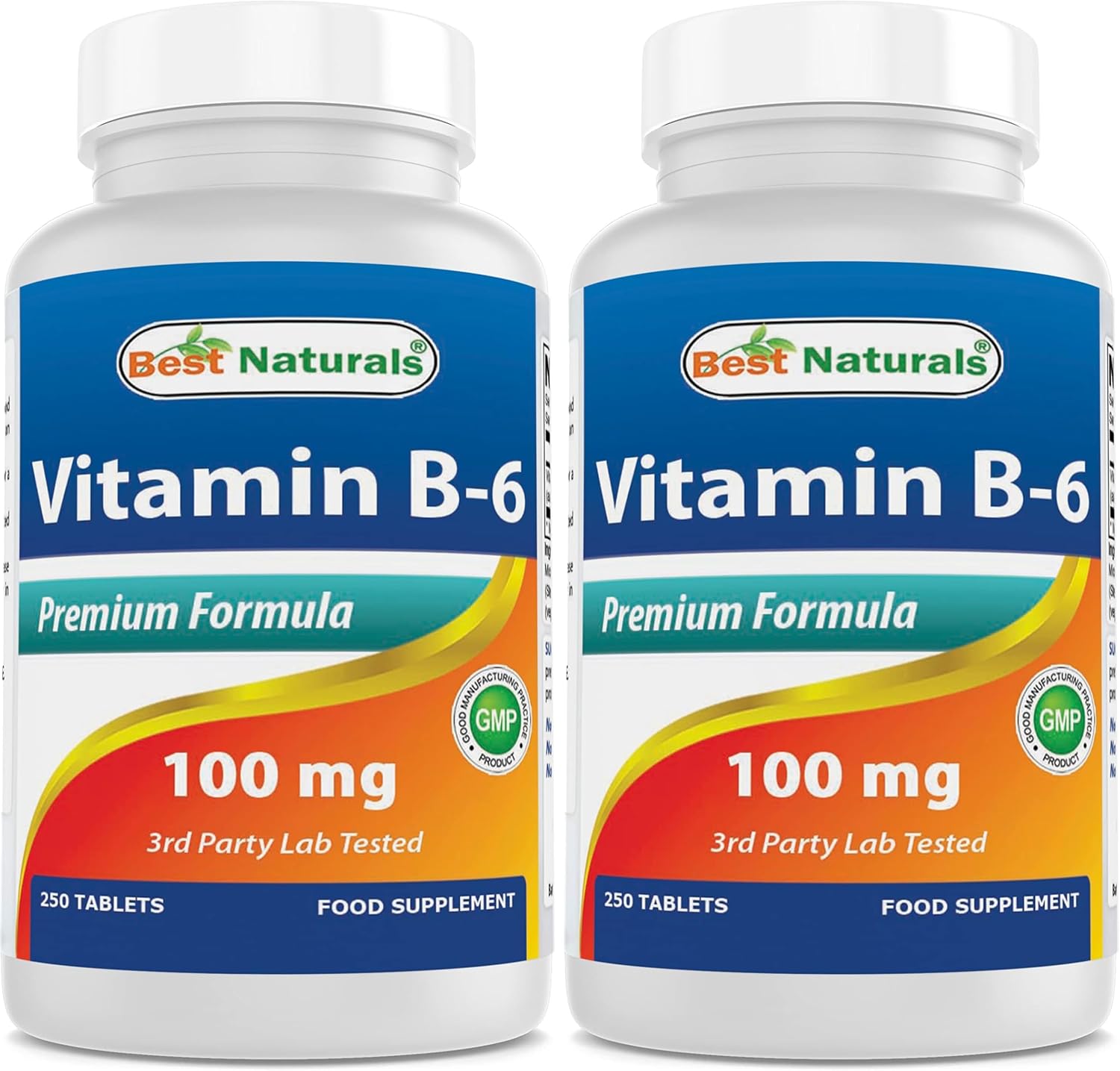 Best Naturals Vitamina B6 100 mg, 250 comprimidos