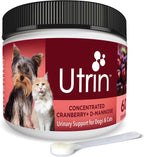 NUSENTIA UTRIN – Soporte Urinario para Perros y Gatos – Arándano y D-Mannosa – Salud de la Vejiga e Incontinencia, 60 Dosis