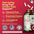 biophix D-Mannose Orgánico 1500 mg, 200 Cápsulas Vegetales