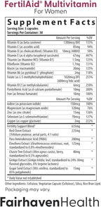 FertilAid para Mujeres y Ovaboost Combo - Suplemento de Fertilidad Femenina