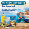 Oliga3 Omega-3 EPA DHA con Aceite de Oliva, Vitamina D y E | 30 Cápsulas Blandas
