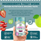 NUTRAMIN Mood Boost Gomitas Multivitamínicas - Deliciosas gomitas antiestrés con magnesio, ashwagandha y vitaminas del grupo B para la calma y el enfoque - Sin azúcar, veganas, sin gluten (90 unidades)