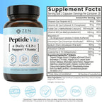 Zen Nutrients PeptideVite GLP-1 Support – 60 Cápsulas
