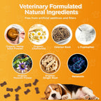 Dog Calming Chews 100 Unidades – Golosinas Calmantes para Perros con Ingredientes Naturales, Sabor Pollo