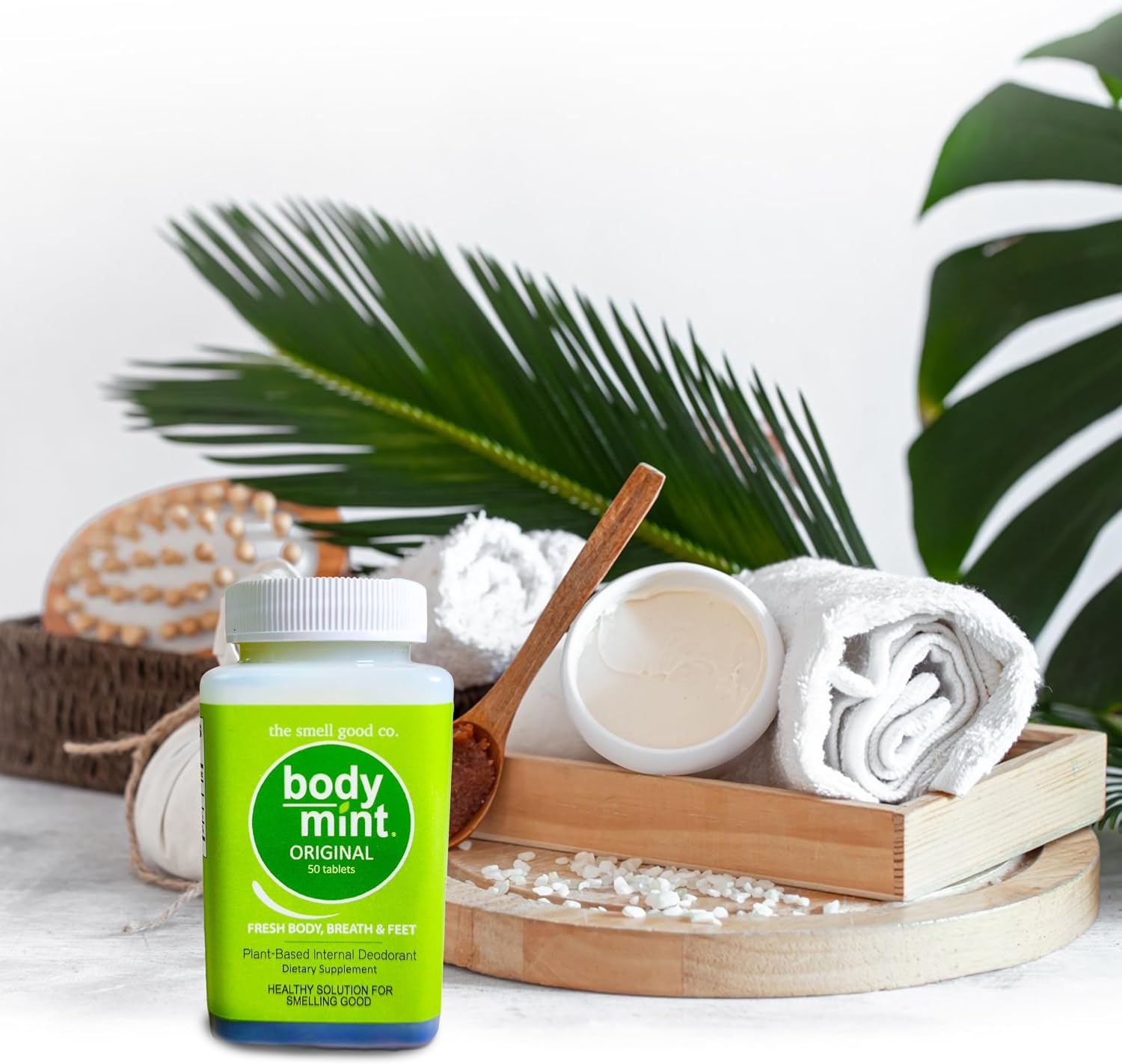 Body Mint Original - Desodorante Interno de Clorofila - 50 Comprimidos