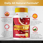 MelliTox Capsules, Overall Health and Wellness Supplement Pills - Maximum Strength, MelliTox All Natural Formula Pills, Advanced Health Support Reviews (5 Pack)
