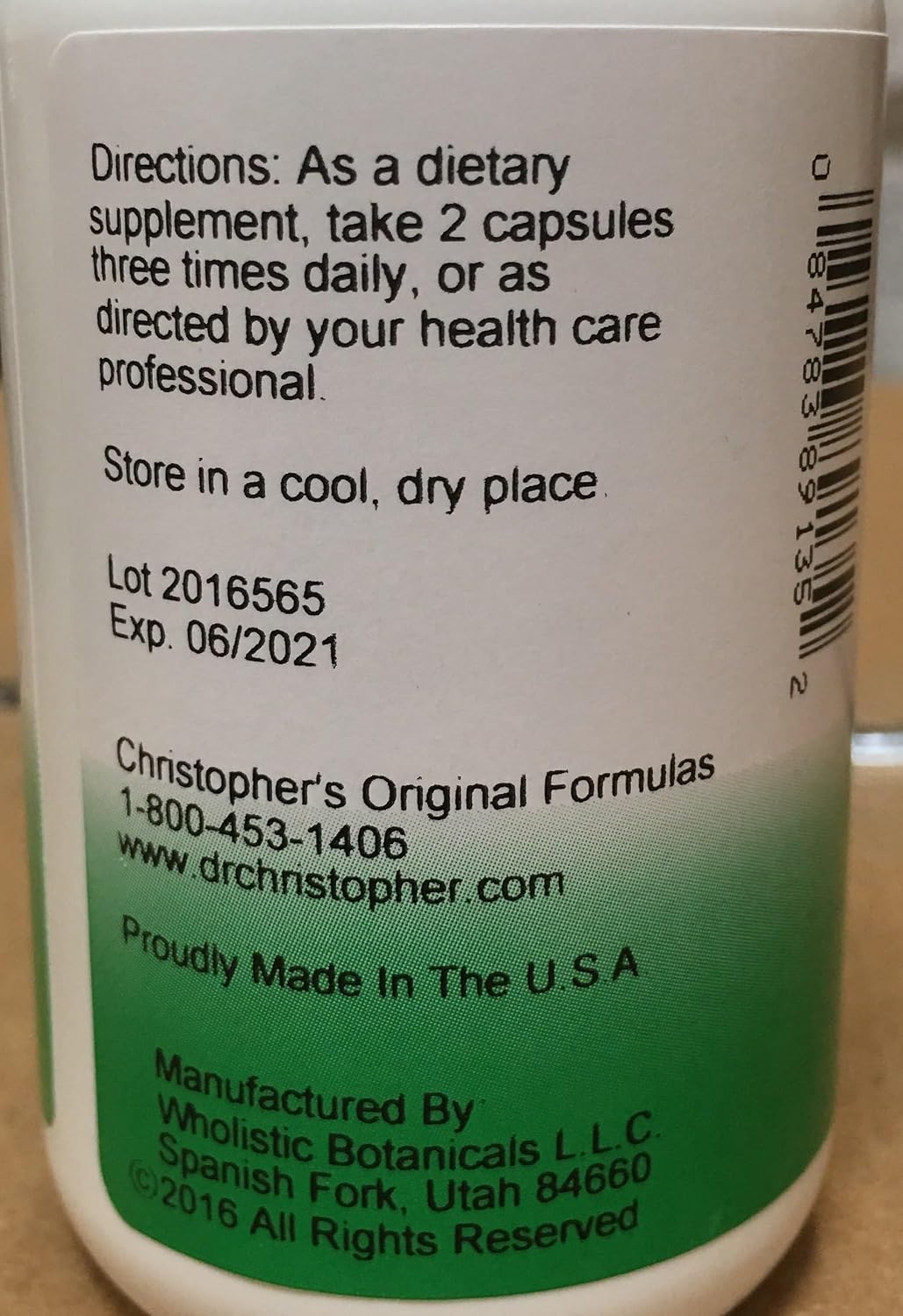Dr Christopher's Prostate Plus - 100 Cápsulas