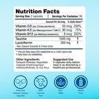 Lactoferrina 300mg con Vitaminas D3, K2, B12 y Taurina – Cápsulas de Liberación Retardada – MyImmunity