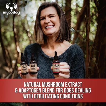 MycoDog Vitality - 20-in-1 Mushroom & – Función hepática: Ingredientes como el cardo mariano (incluido en la – Image 2