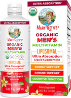 MaryRuth's Multivitamínico Liposomal para Hombres - Líquido Sin Azúcar, Vegano, 450 ml