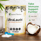 UltraLaurin Monolaurin – 3000 mg por dosis – 200 porciones – Vegano