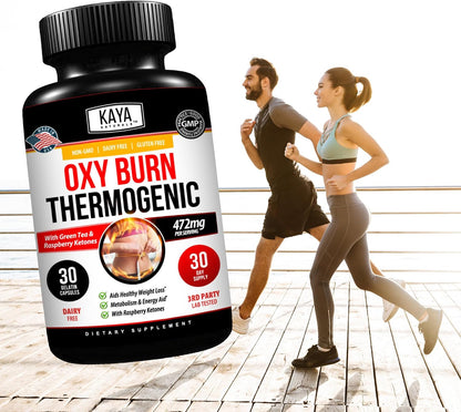 Kaya Naturals Oxy Burn - Fórmula Termogénica Herbal para un Estilo de Vida Activo – No-GMO y Sin Gluten – 30 Comprimidos – Image 7