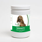 Healthy Breeds Golosinas Blandas de Aceite de Salmón para Perros English Cocker Spaniel (120 uds)