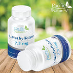 Pacific Nature's L-Methylfolate 7.5mg (30 Cápsulas) - Forma Activa de Folato