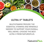 NaturesPlus Ultra II Daily Multivitamínico - Pack de 2 (360 Comprimidos)