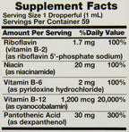 Nature's Truth Complejo B Sublingual con B12, Líquido Sabor Bayas, 2 fl oz (Pack de 3)