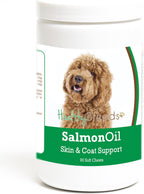 Healthy Breeds Labradoodle Aceite de Salmón Golosinas Blandas 90 Unidades