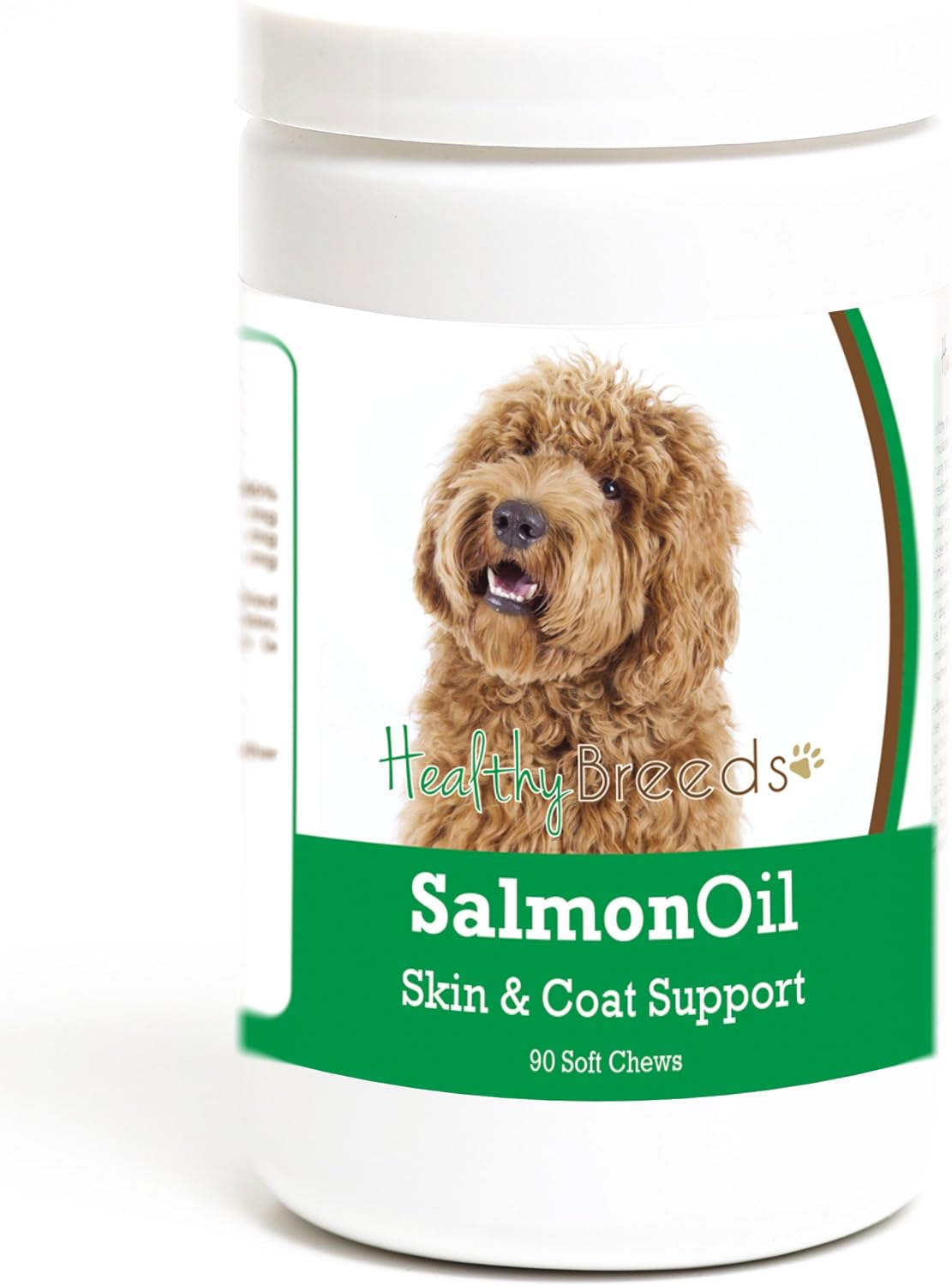 Healthy Breeds Labradoodle Aceite de Salmón Golosinas Blandas 90 Unidades
