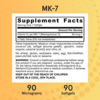 Jarrow Formulas MK-7 90 mcg, 90 Softgels - Vitamina K2 (Menaquinona-7)