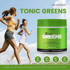 Tonic Greens Powder - Complemento Alimenticio en Polvo Fórmula Avanzada con BCAA (3 Paquetes)